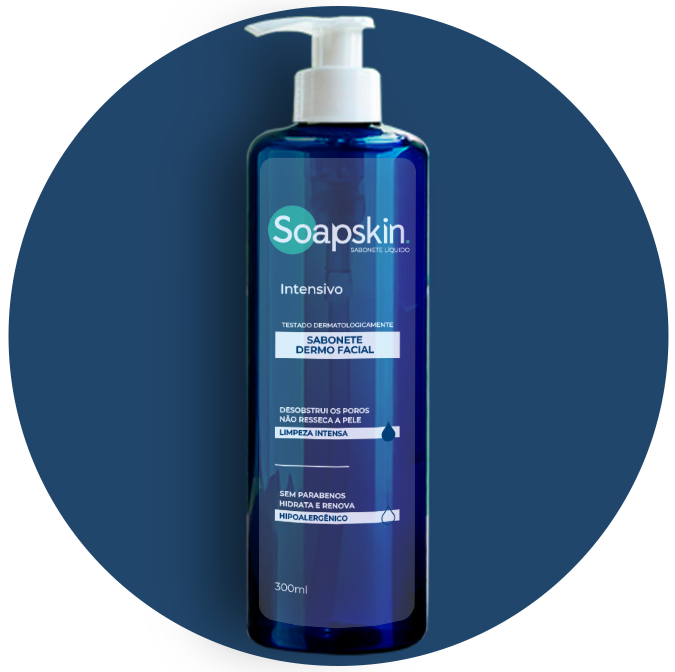 SABONETE LÍQUIDO INTENSIVO SOAPSKIN 300ML